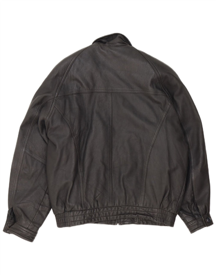 Fatigue Veste en cuir pour homme UK 40 Large Noir