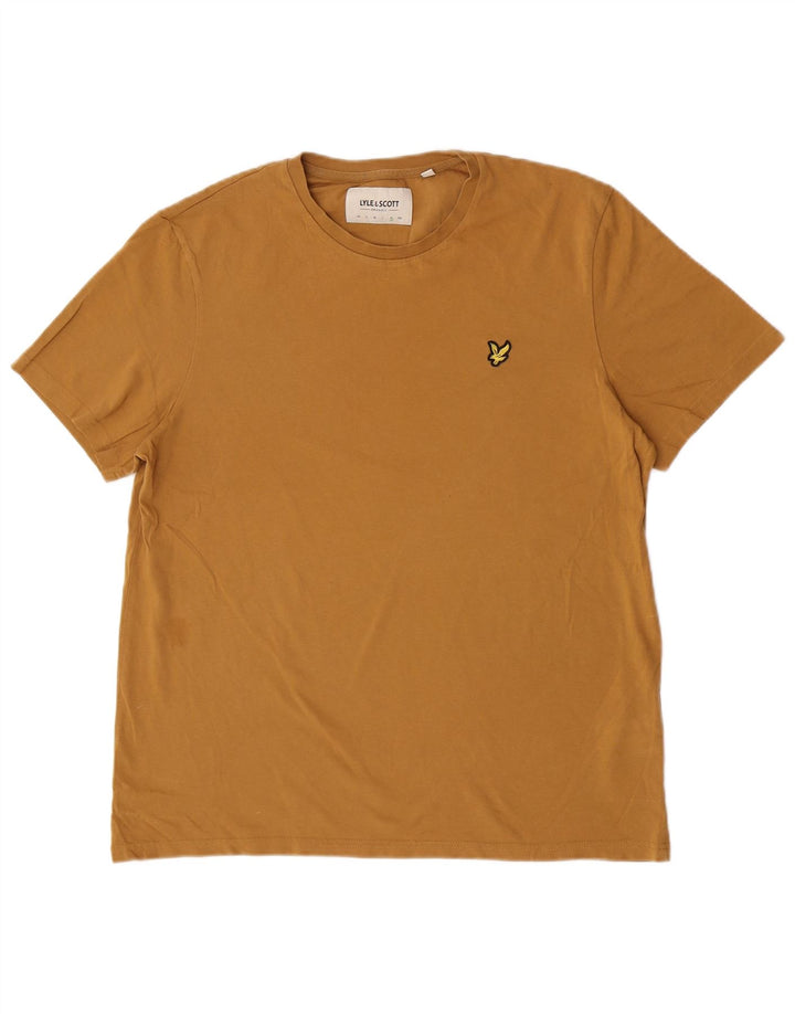 Lyle & Scott T-Shirt Homme Top XL Marron Coton