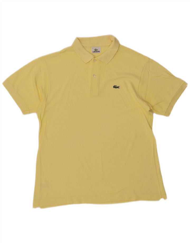 Lacoste Polo Homme Taille 4 Coton Jaune Moyen