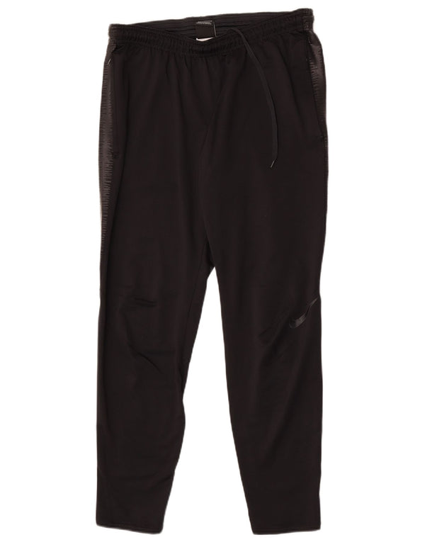 Nike Pantalon de survêtement Dri Fit pour homme en polyester color block noir moyen
