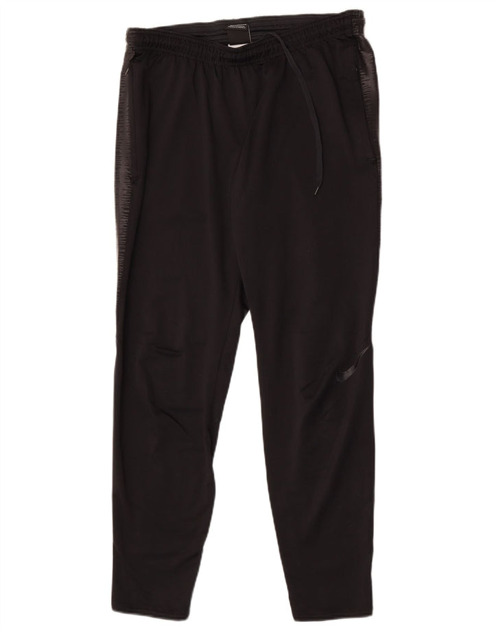 Nike Pantalon de survêtement Dri Fit pour homme en polyester color block noir moyen