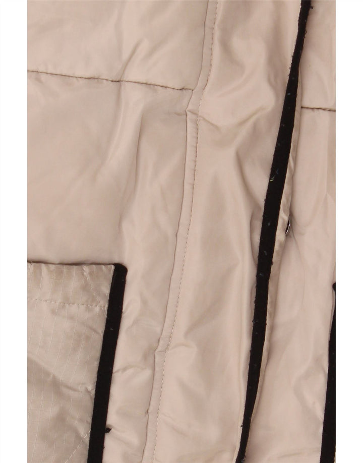 Ted Baker Manteau matelassé à capuche graphique pour fille 9-10 ans Beige Polyester
