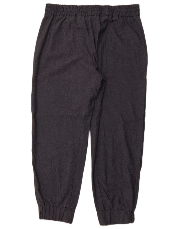 Pantalon Chino Joggers Femme ZARA XL W32 L27 Gris Polyester