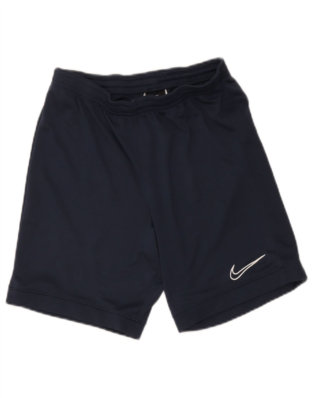 Nike Short de sport Dri Fit pour femme UK 8 Small Bleu marine Polyester