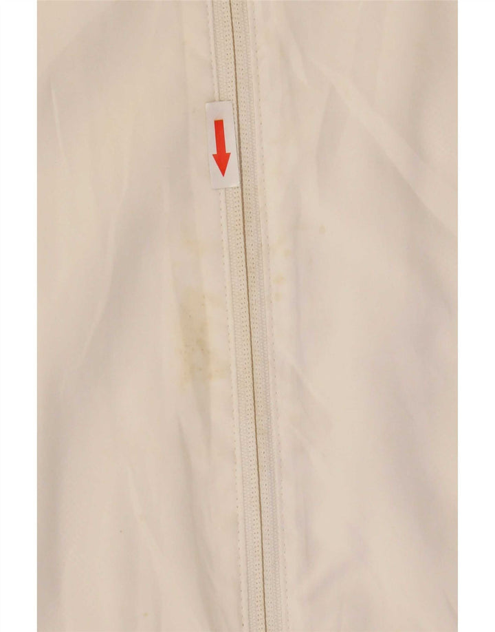 Puma Veste de survêtement pour homme Large Blanc Colorblock Polyester