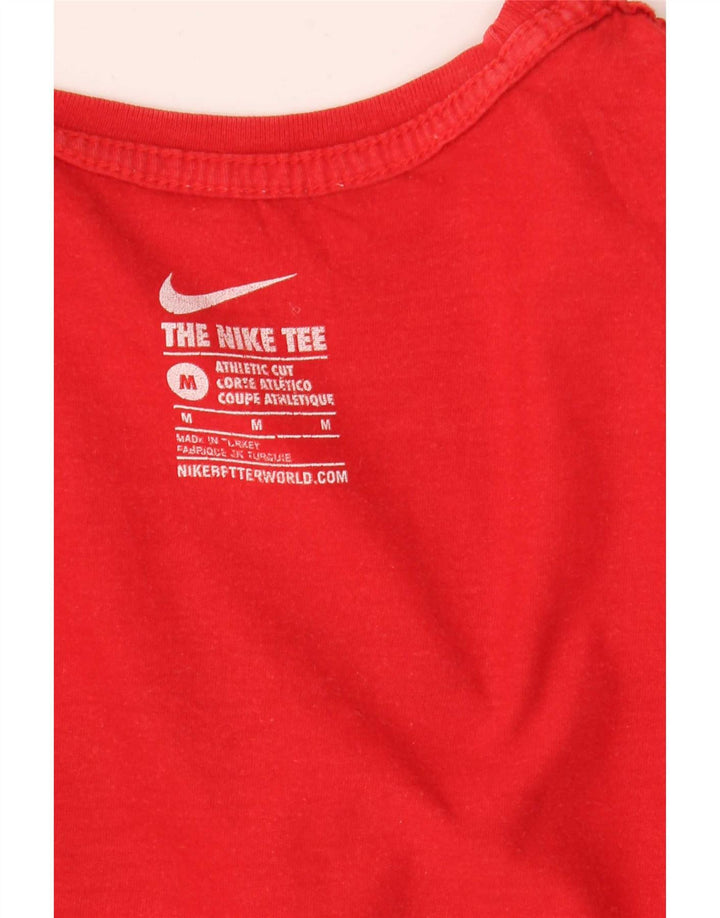 Nike Homme Athletic Cut Graphic T-Shirt Haut Rouge Moyen