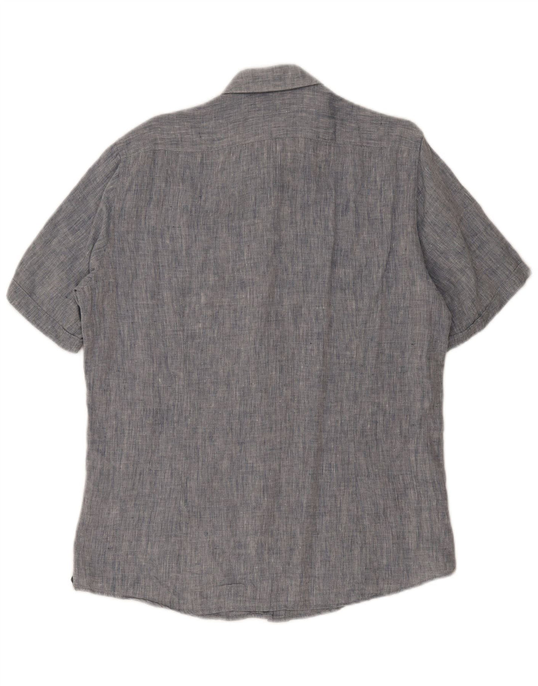 Hugo Boss Chemise à manches courtes pour hommes Large Bleu Coton