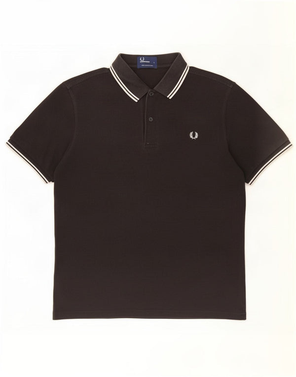 Fred Perry Polo Homme Grand Coton Rayé Noir