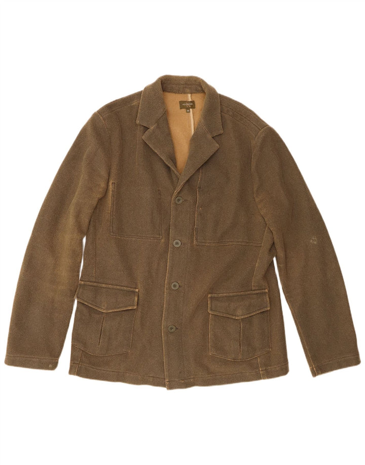 Calvin Klein Veste blazer à 3 boutons pour homme UK 44 2XL Kaki Polyester