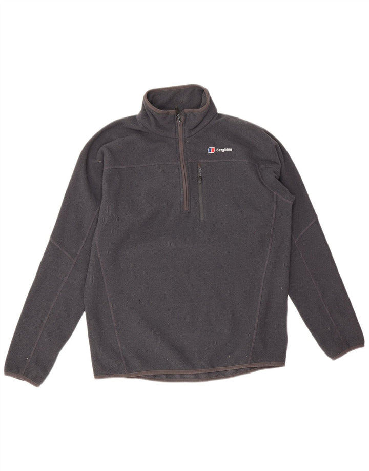 Berghaus Pull Polaire Col Zippé Homme Gris Moyen Polyester