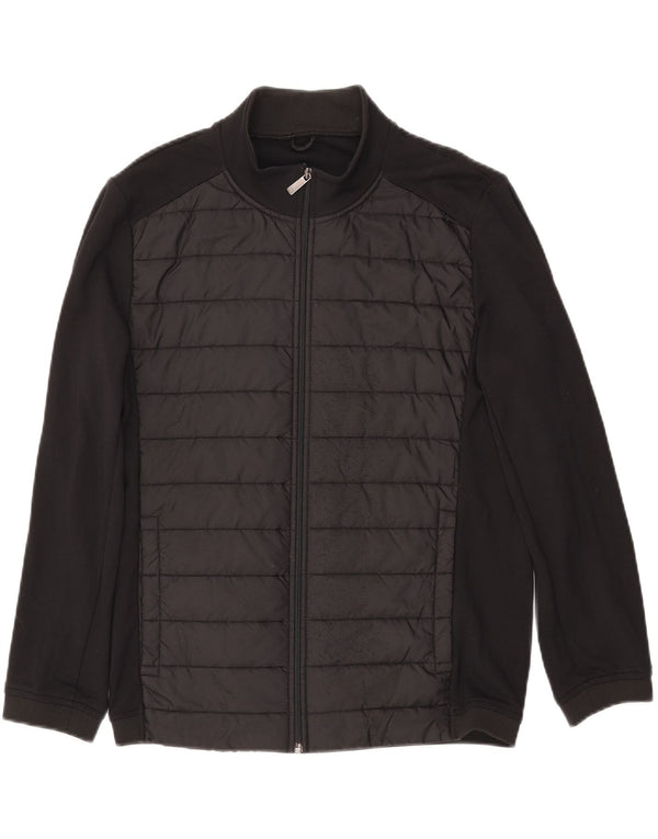 ZARA Hommes Survêtement Top Veste Grand Noir Polyester