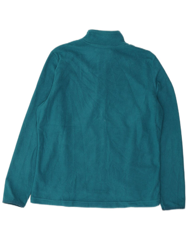 Marks & Spencer Veste polaire pour femme UK 14 Large Bleu Polyester