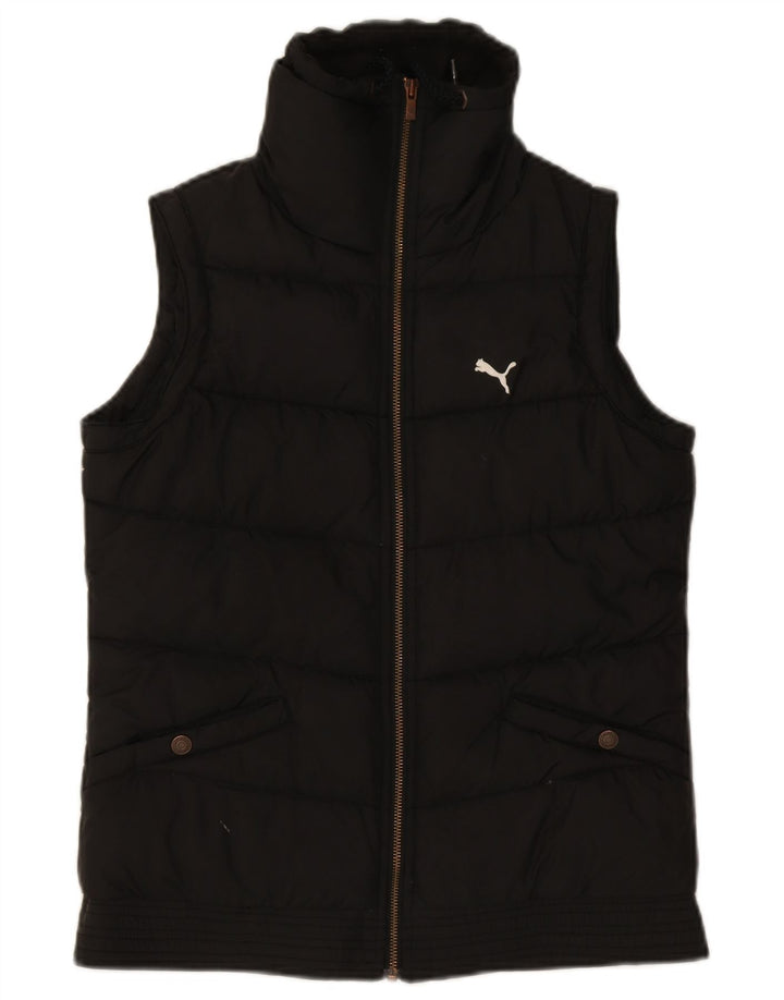 Puma Gilet rembourré pour femme UK 6 XS Noir Polyester