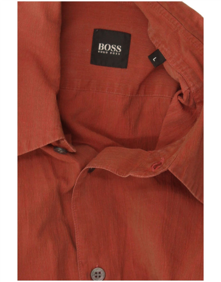 Hugo Boss Chemise Homme Large Bordeaux