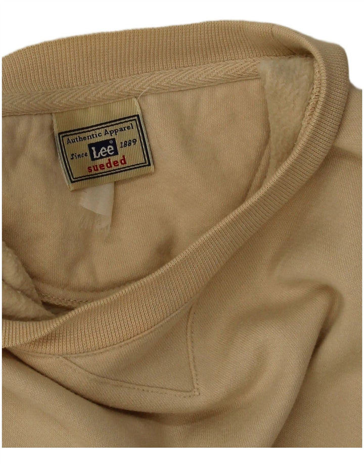 Lee Sweat-shirt pour homme, grand, beige