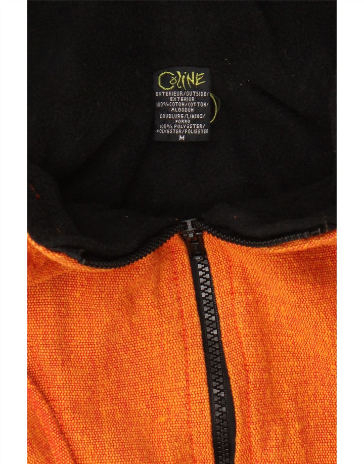 Coline Veste Bomber à Capuche Femme UK 12 Coton Orange Moyen