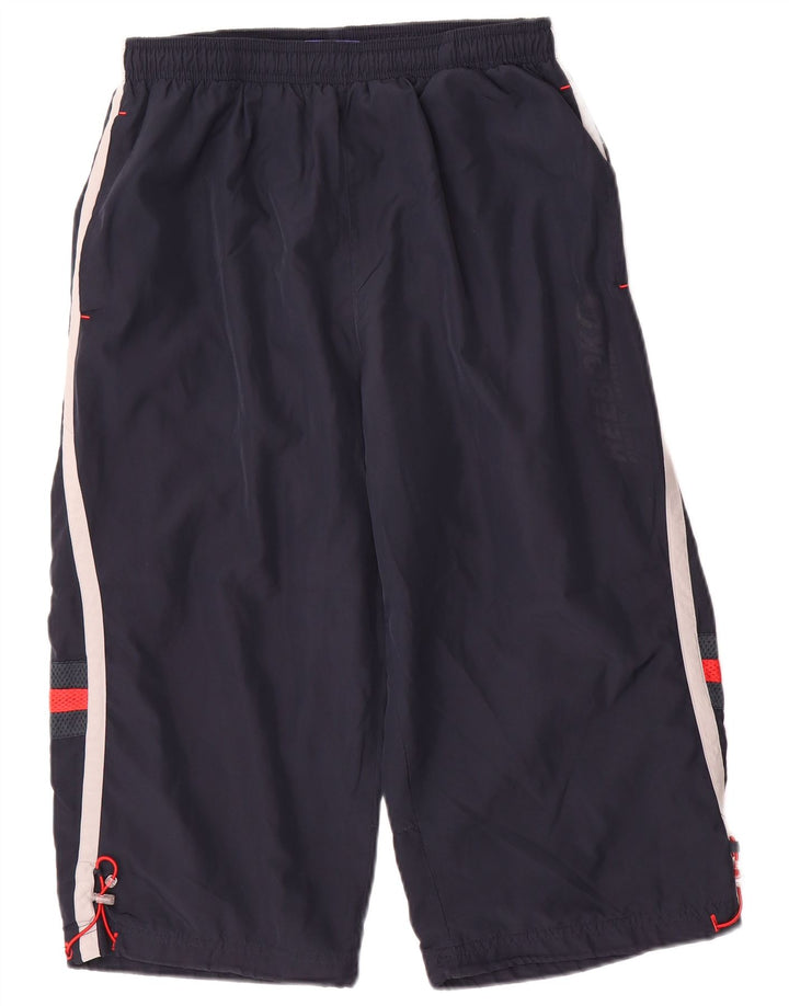 Reebok Bermuda Sport Homme Bleu Marine Moyen Polyester