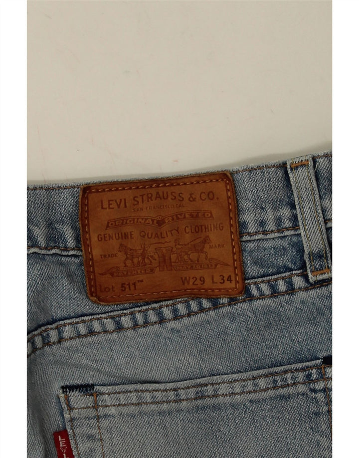 LEVI'S Jean Slim 511 Homme W29 L31 Bleu Coton