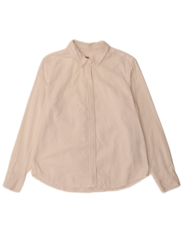 Levi's Chemise Coupe Classique Garçon 14-15 ans Petit Blanc Coton