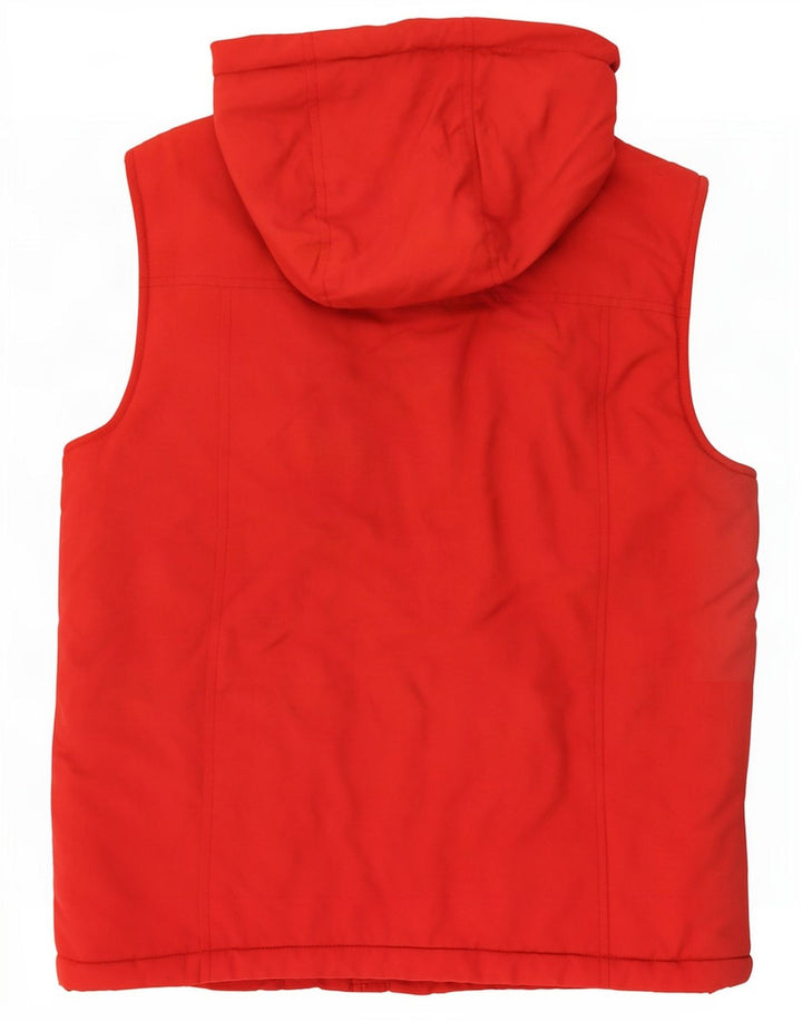 Jack Wills Gilet utilitaire à capuche pour homme UK 36 Petit Rouge