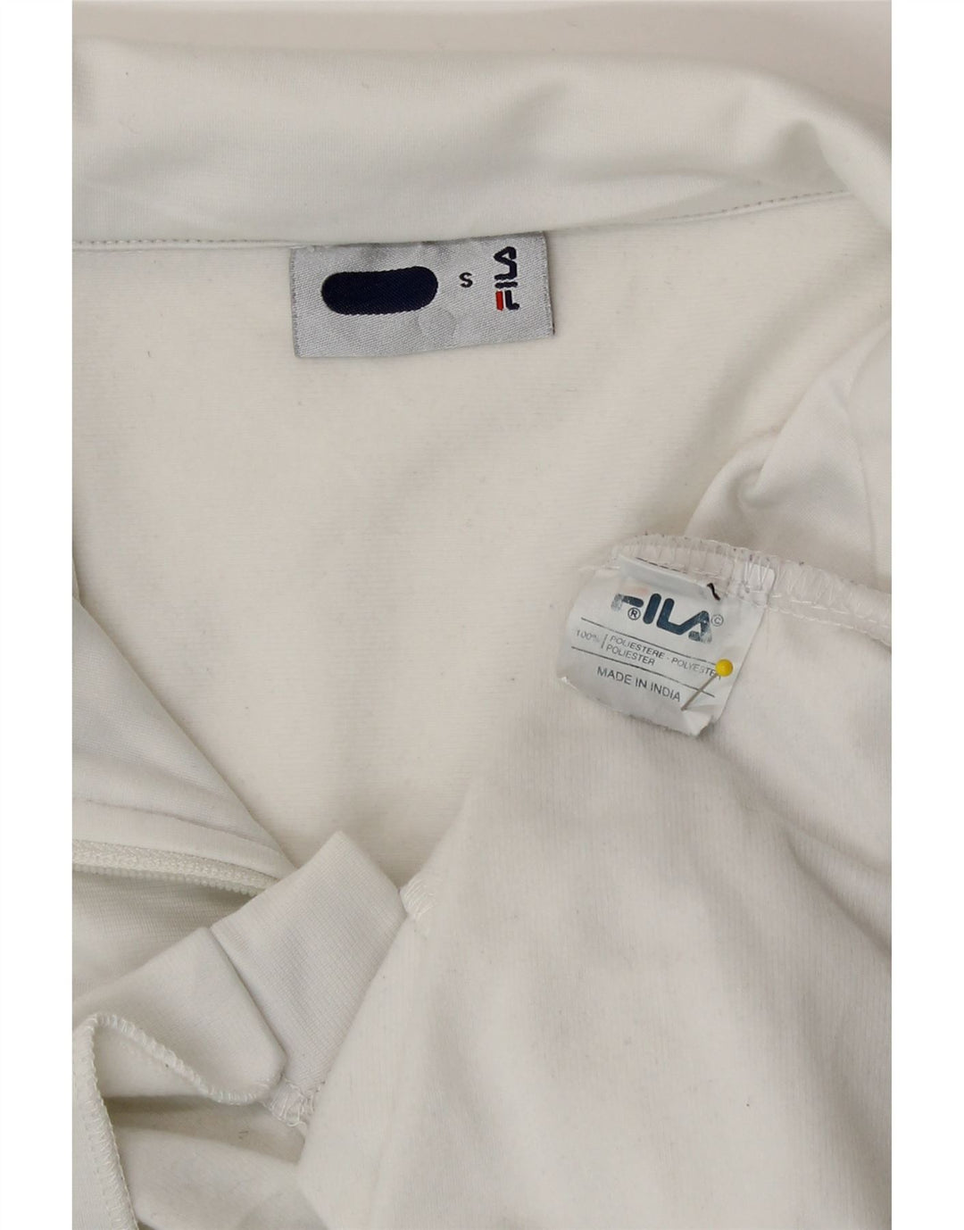 Fila Veste de survêtement pour homme Petit Blanc Polyester