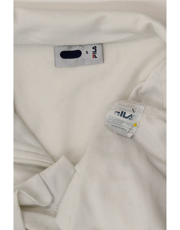 Fila Veste de survêtement pour homme Petit Blanc Polyester