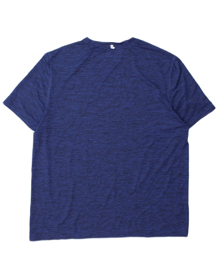 RUSSELL ATHLETIC T-shirt Dri-Power pour homme UK 46/48 XL Bleu marine moucheté