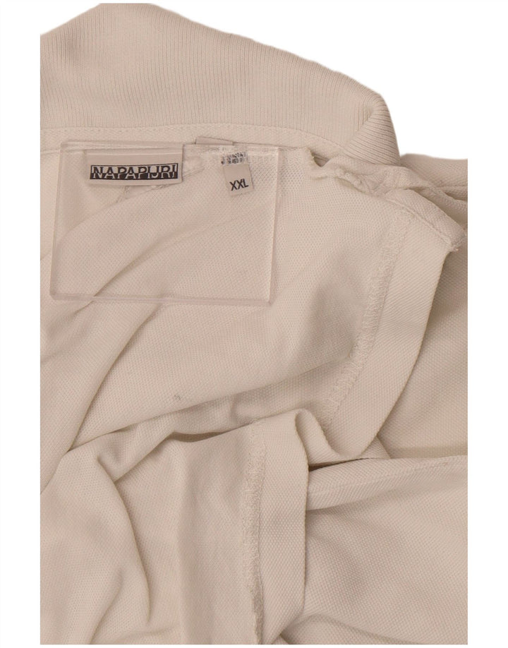 Napapijri Polo Homme 2XL Blanc