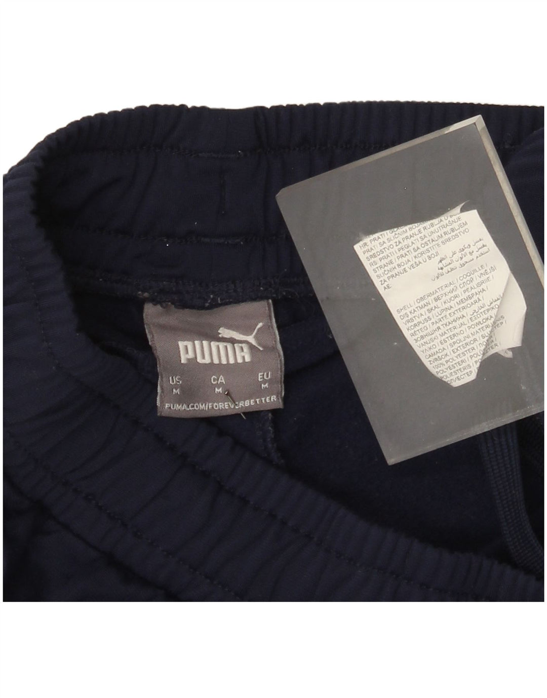 Puma Pantalon de survêtement pour femme Joggers UK 12 Bleu marine moyen Polyester