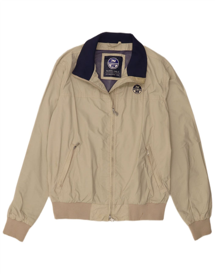 North Sails Veste Bomber Femme UK 18 XL Beige Polyamide