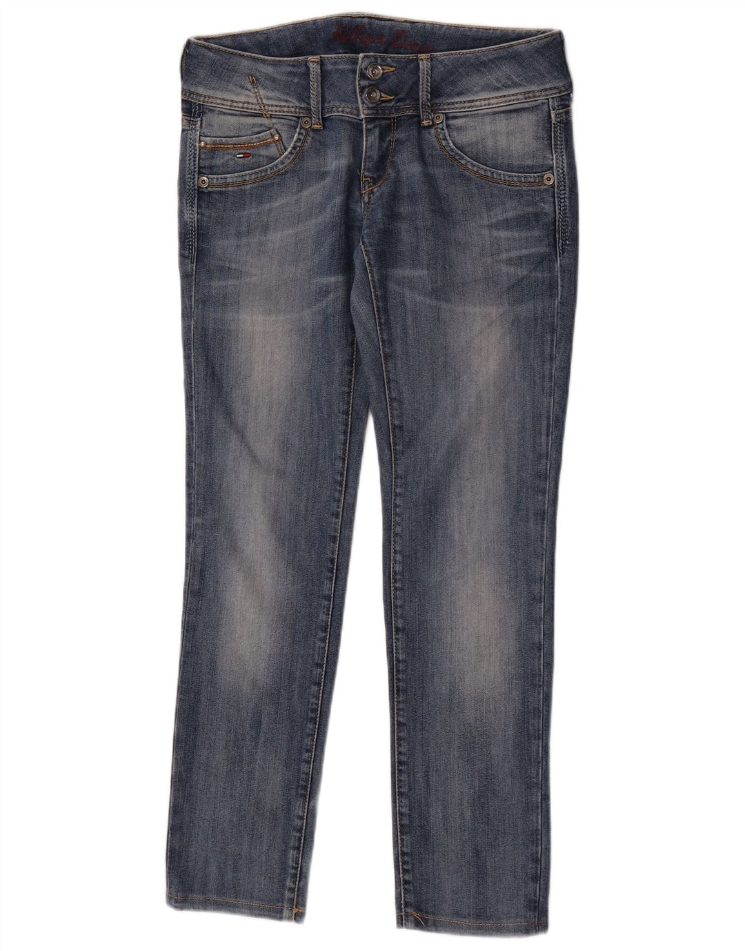 Tommy Hilfiger Jean Slim Femme W30 L29 Bleu Coton