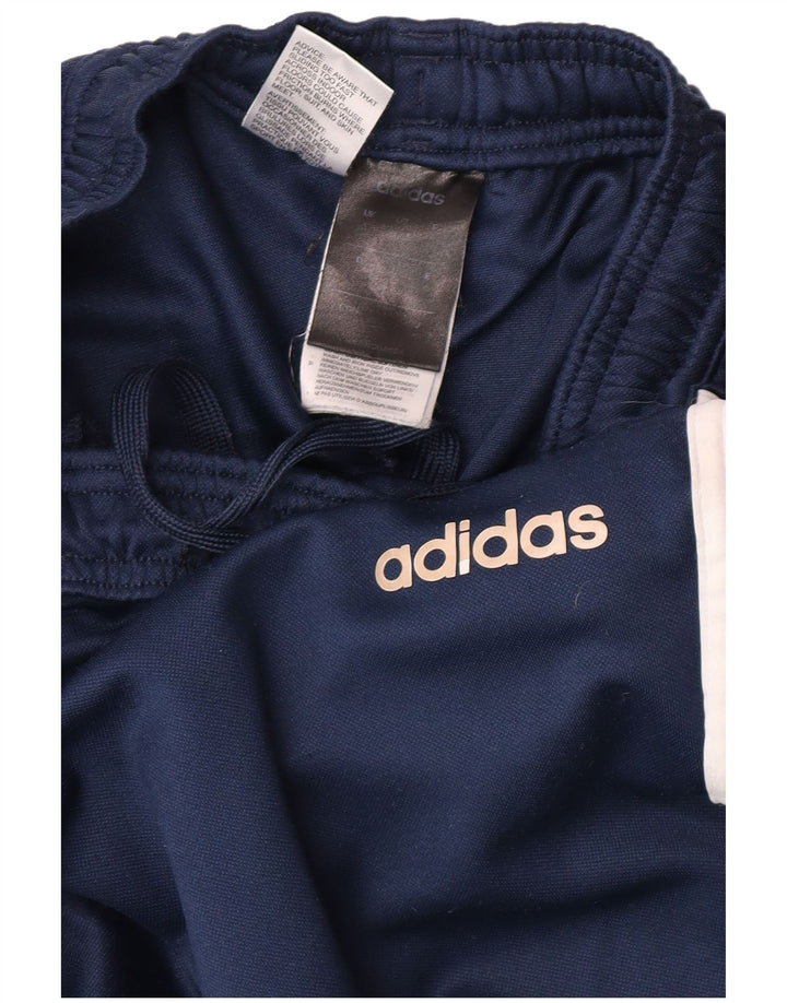 Adidas Pantalon de survêtement Climalite pour homme XS Bleu marine Polyester