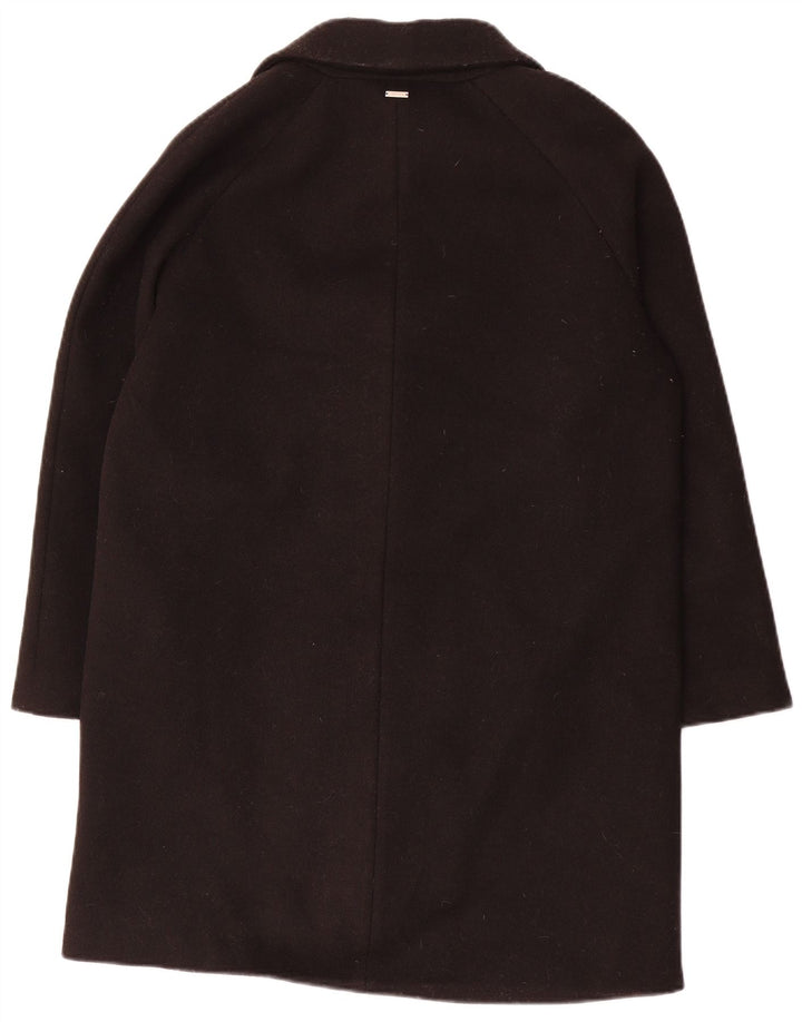 Guess Manteau surdimensionné à double boutonnage pour femme UK 10 Petit Noir Polyester