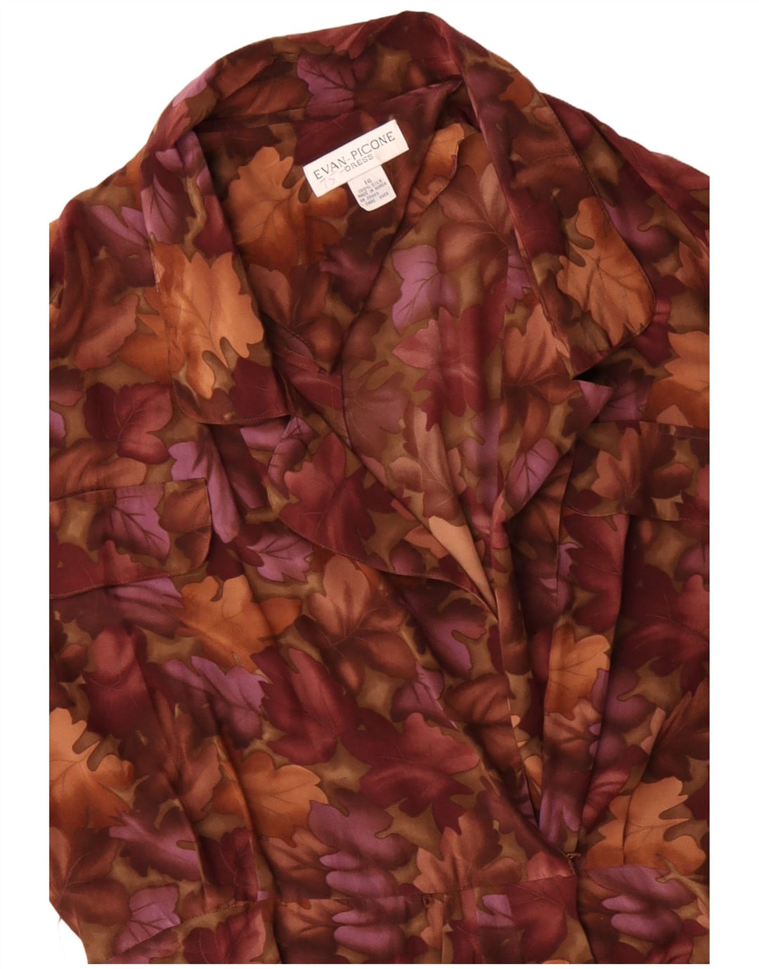EVAN PICONE Robe moulante pour femme UK 14 Medium Multicolore Floral