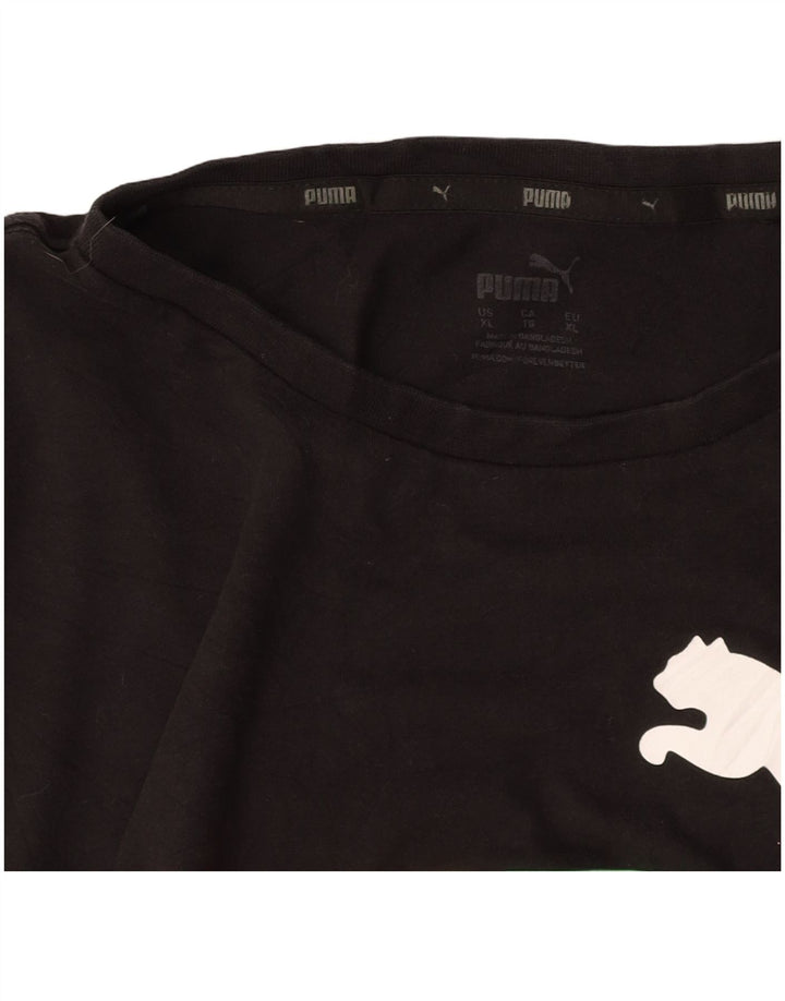 PUMA T-Shirt Graphique Homme XL Noir