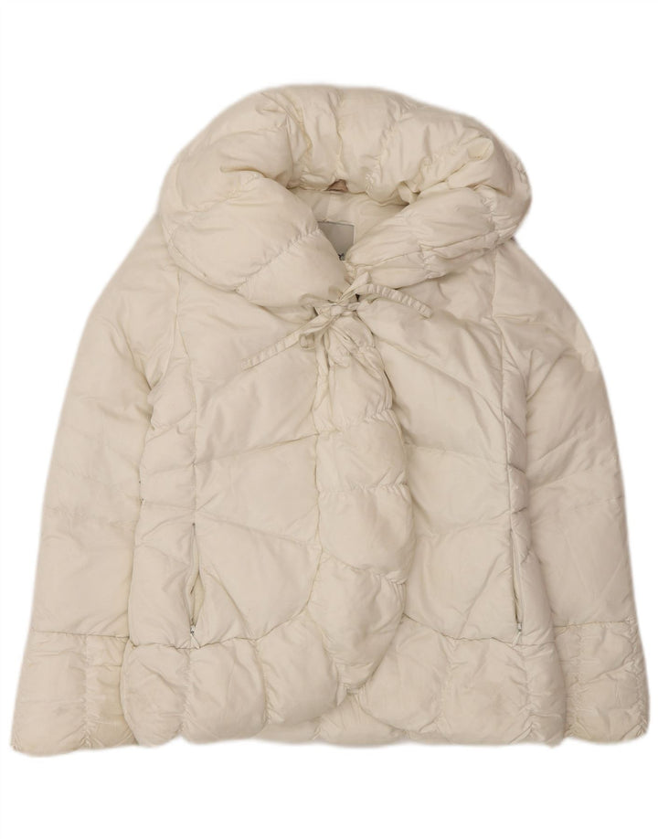 Moncler Veste matelassée fille 9-10 ans Nylon blanc