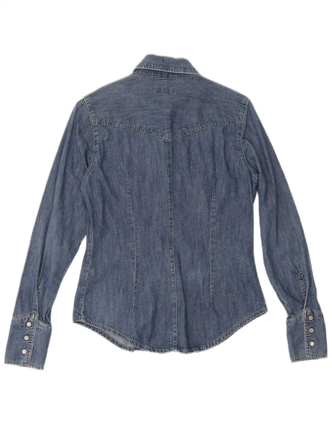 CARRERA Chemise en jean pour femme UK 10 Small Bleu Coton