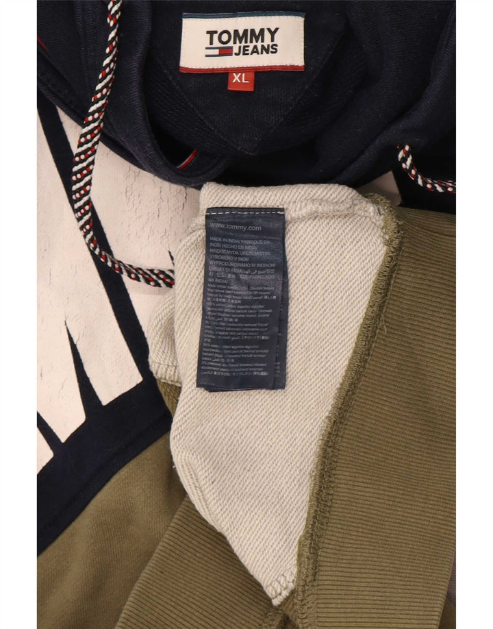 Tommy Hilfiger Sweat-shirt graphique pour homme XL Multicolore Colourblock
