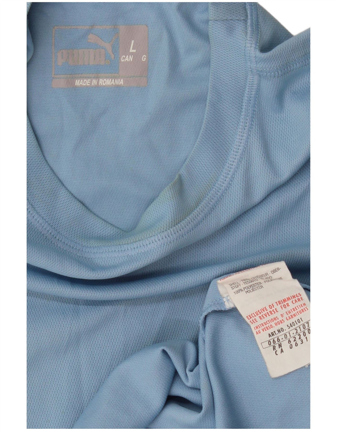 PUMA T-Shirt Homme Haut Large Bleu Polyester