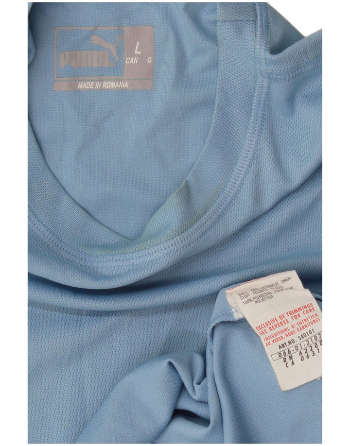 PUMA T-Shirt Homme Haut Large Bleu Polyester