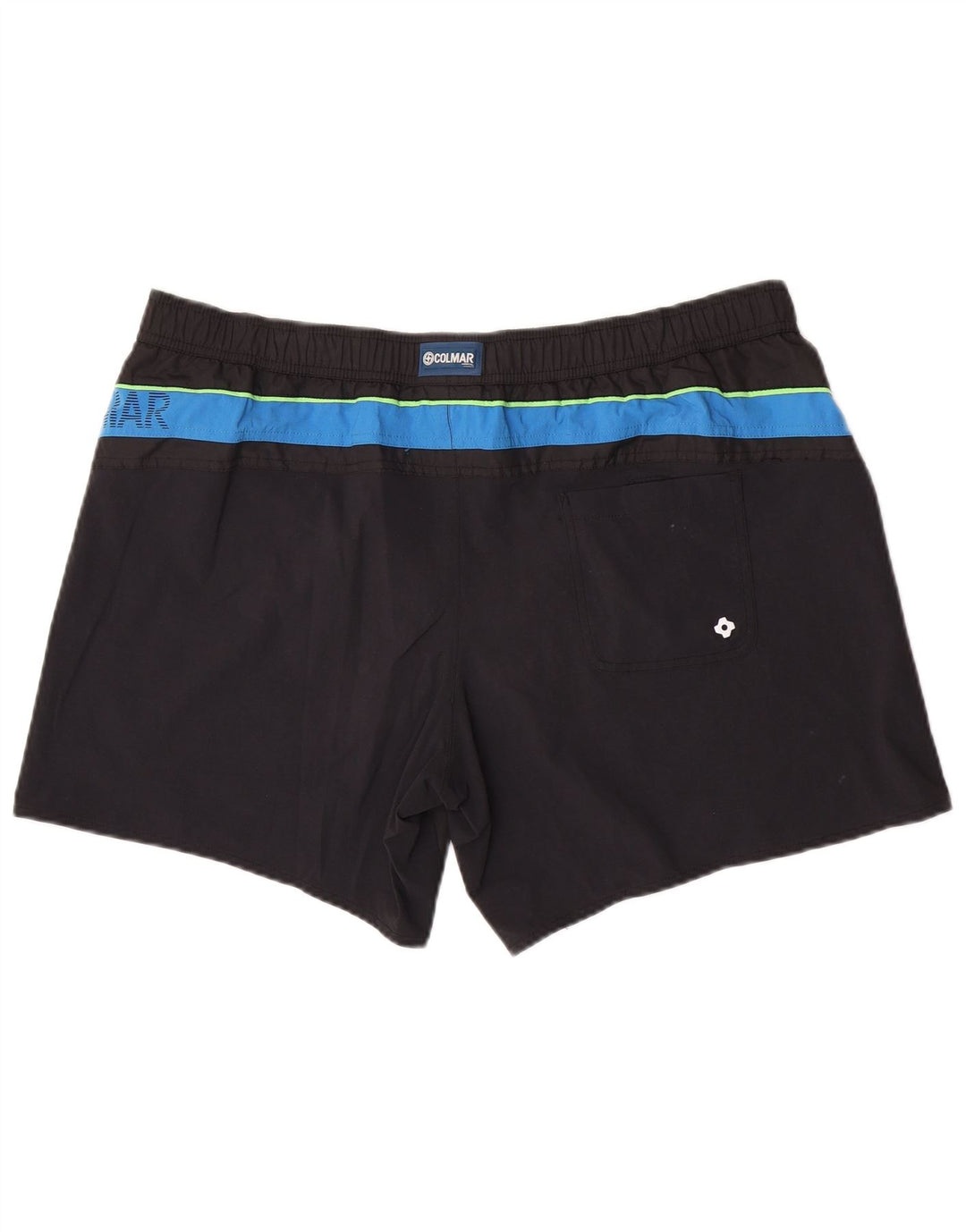 Colmar Short de Bain Graphique Homme IT 60 2XL Noir Colorblock Polyester