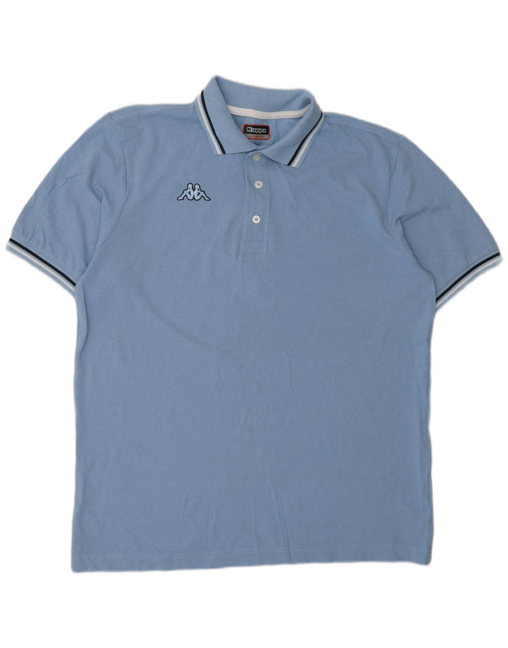 Kappa Polo Homme XL Bleu Coton