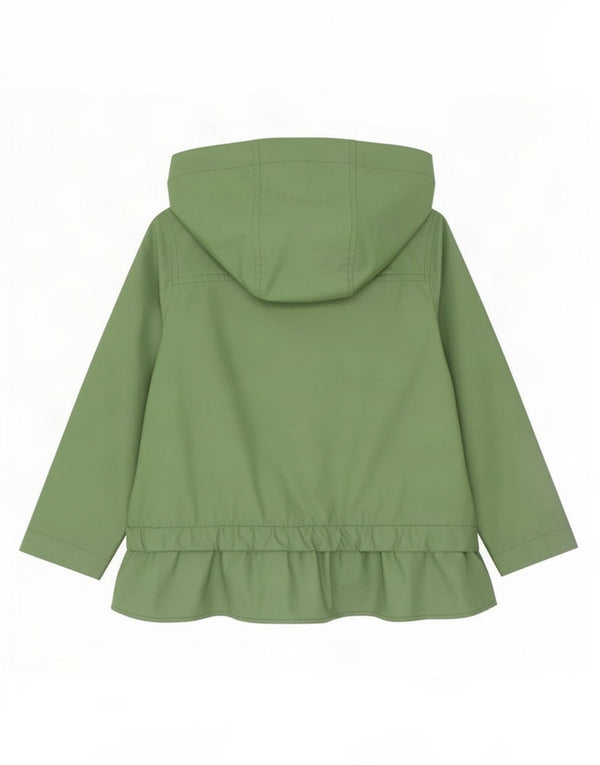 Michael Kors Veste de pluie à capuche pour bébé fille 18-24 mois Vert Polyuréthane