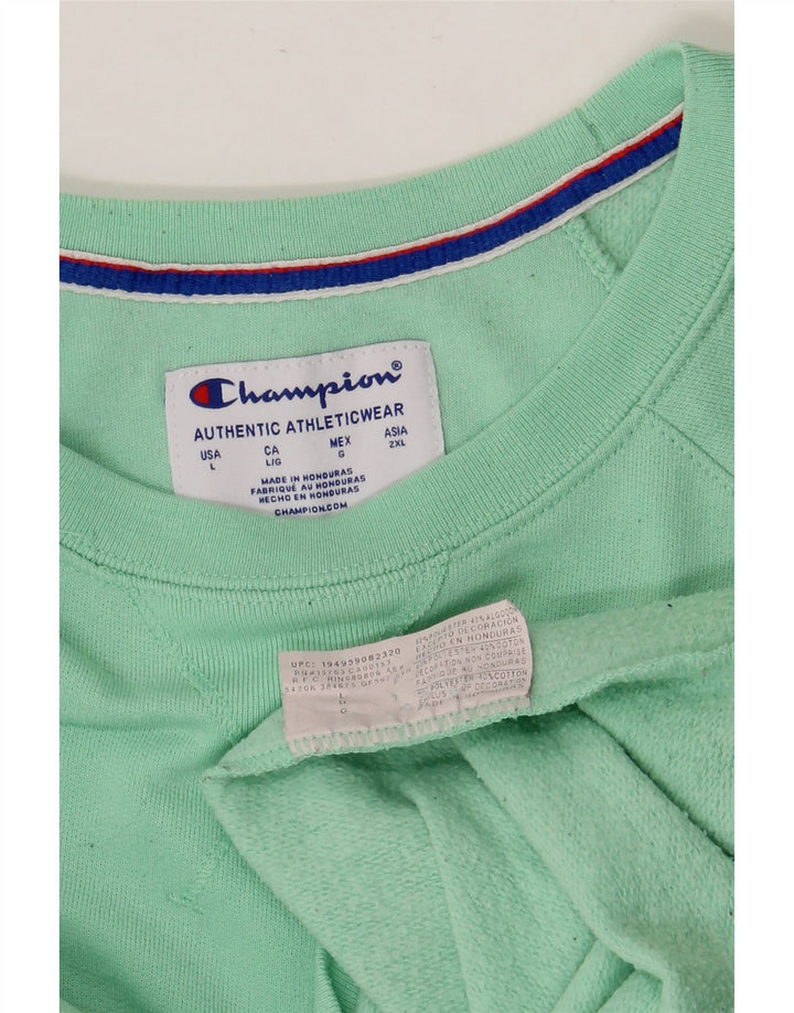 CHAMPION Sweat-Shirt Homme Grand Vert Coton