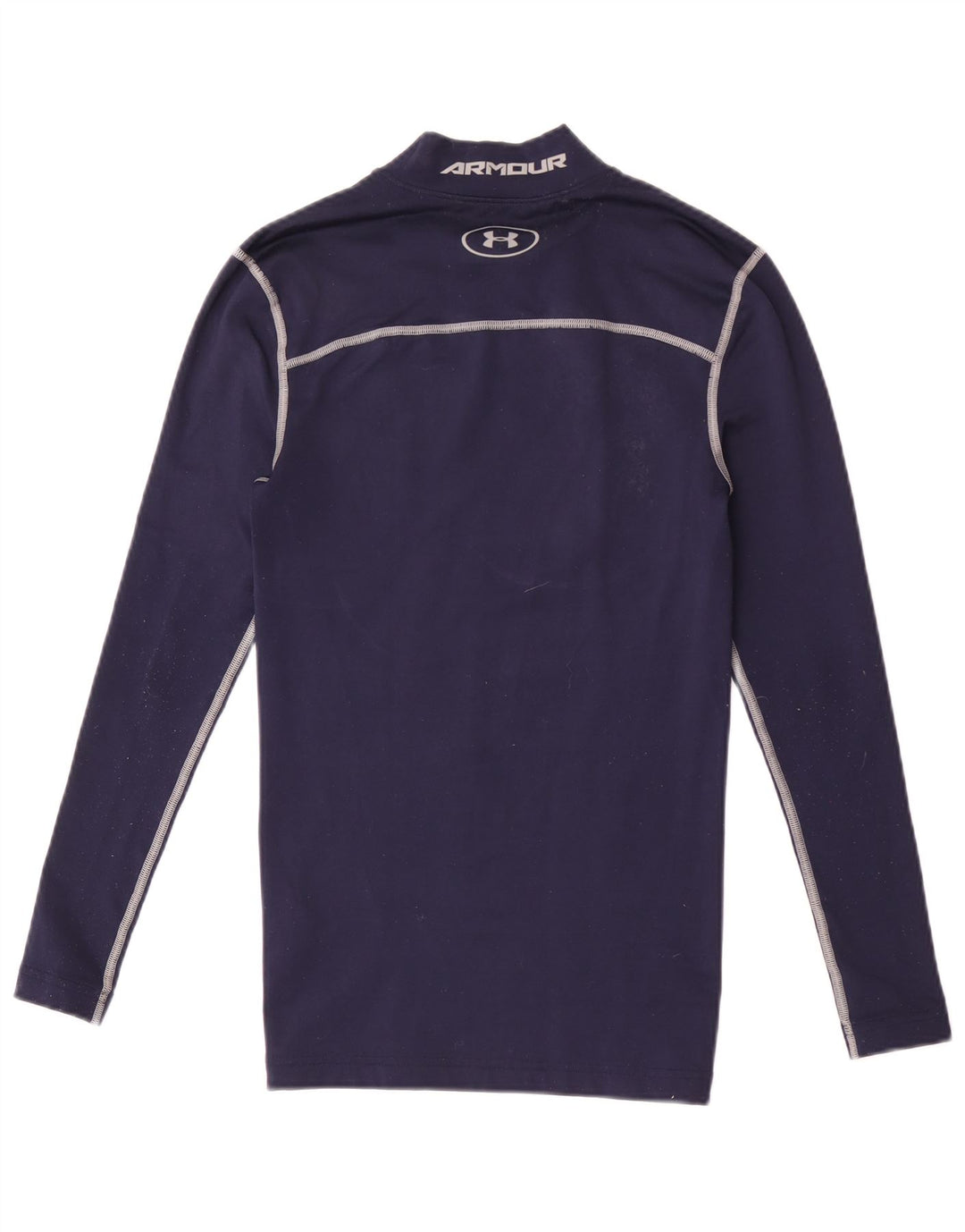 Under Armour Cold Gear Graphic Haut à manches longues pour homme Bleu marine rayé
