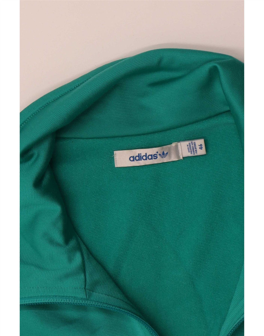 Adidas Veste de survêtement graphique pour femme IT 46 Vert moyen Polyester