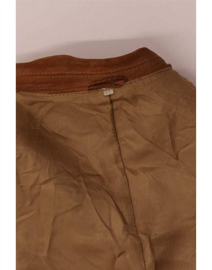 veste en daim bomber vintage pour homme IT 48 Beige moyen