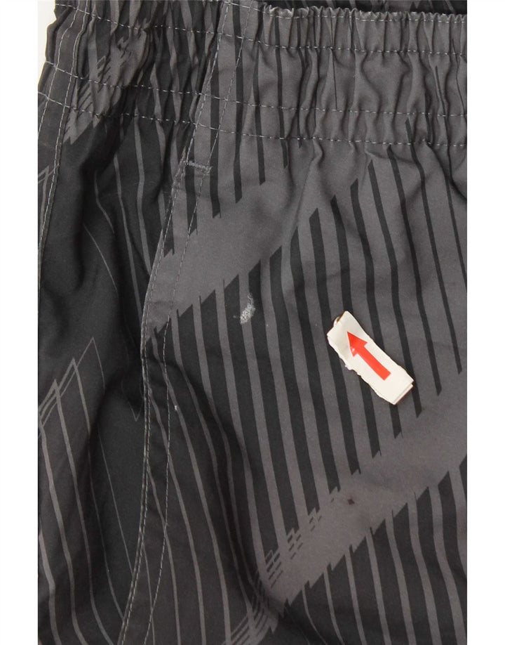 Nike Short de sport pour homme UK 26/28 Petit gris géométrique en polyester