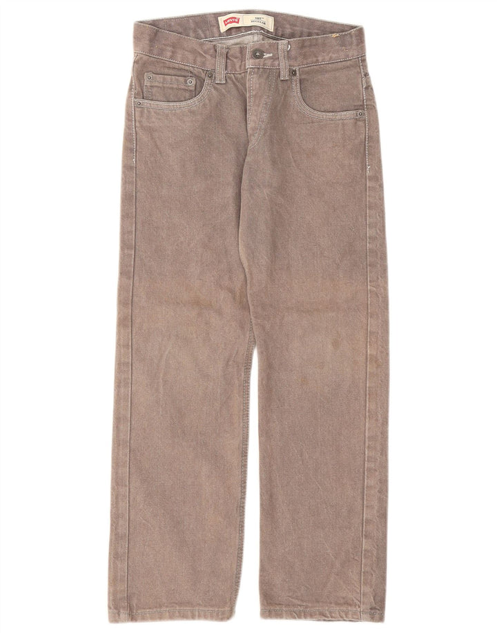 Levi's Jean 505 Regular Droit Femme W25 L25 Gris Coton