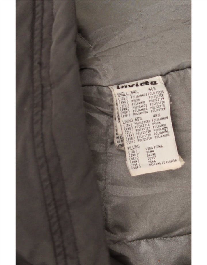Invicta Veste rembourrée pour homme UK 40 Large Gris Nylon